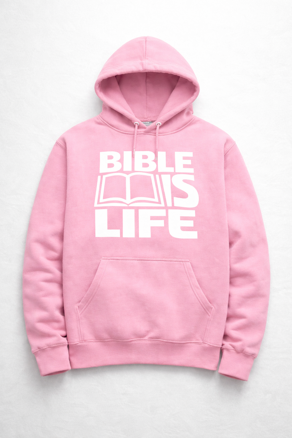 Pink Bible Is Life Dimensional ink Hoodie